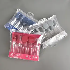 7pcs Travel Bottle Set for Skincare Toiletries-Refillable Leakproof