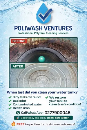 Water Storage Cleaning And General Cleaning Services