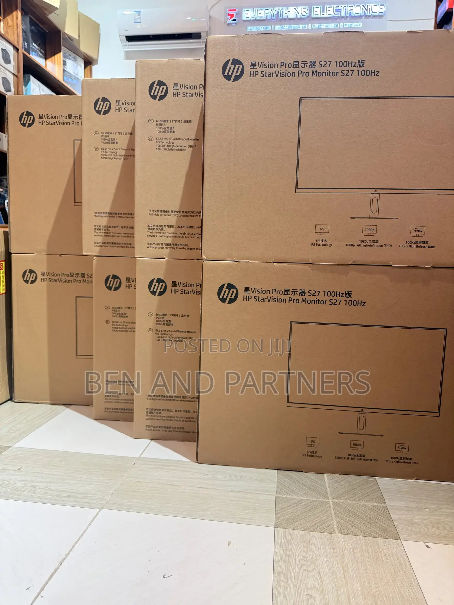 Hp Ultra Slim 27”, Fhd,Ips,100hz Professional Monitor