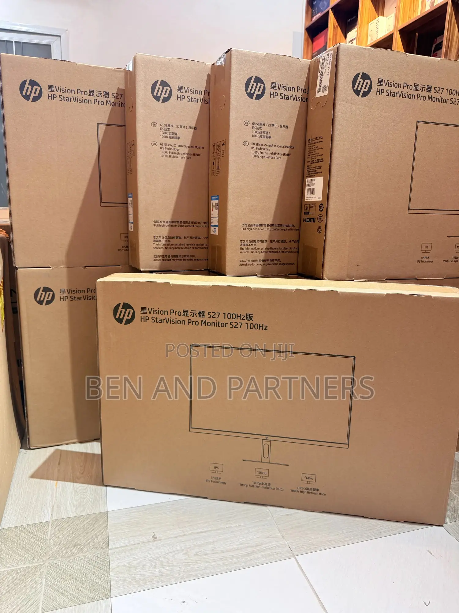 Hp Ultra Slim 27”, Fhd,Ips,100hz Professional Monitor