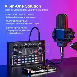 F009+Mc88 Metal Microphone Soundcard