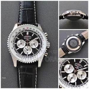 Breitling Genuine Leather Strap Watch.
