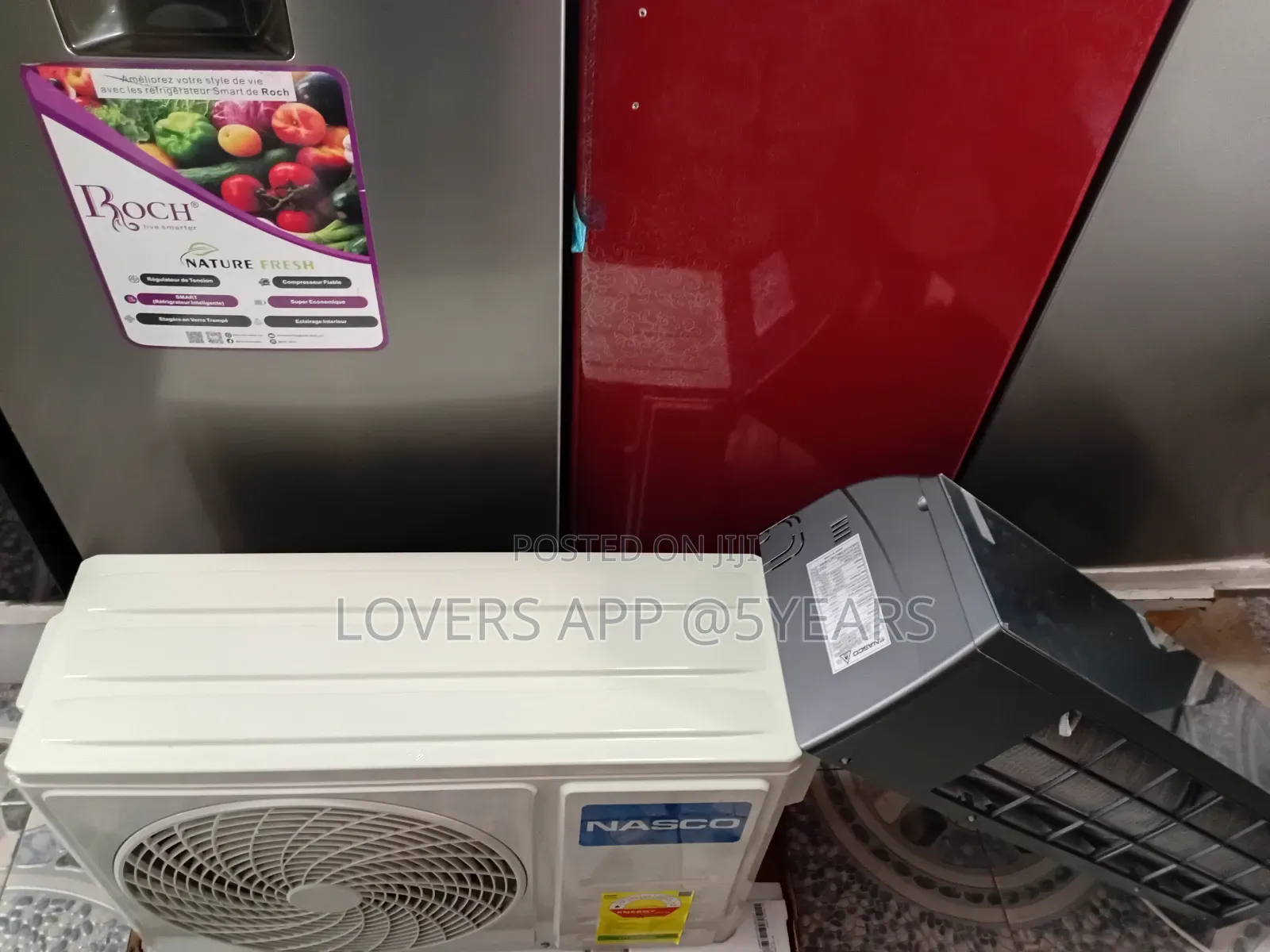 Nasco 1.5hp Polished Mirror Split Type Ac.