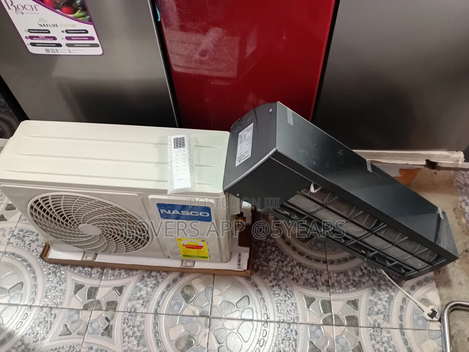 Nasco 1.5hp Mirror Gloss Split Air Conditioner.