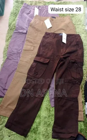 Unisex Cargo Jeans Trousers