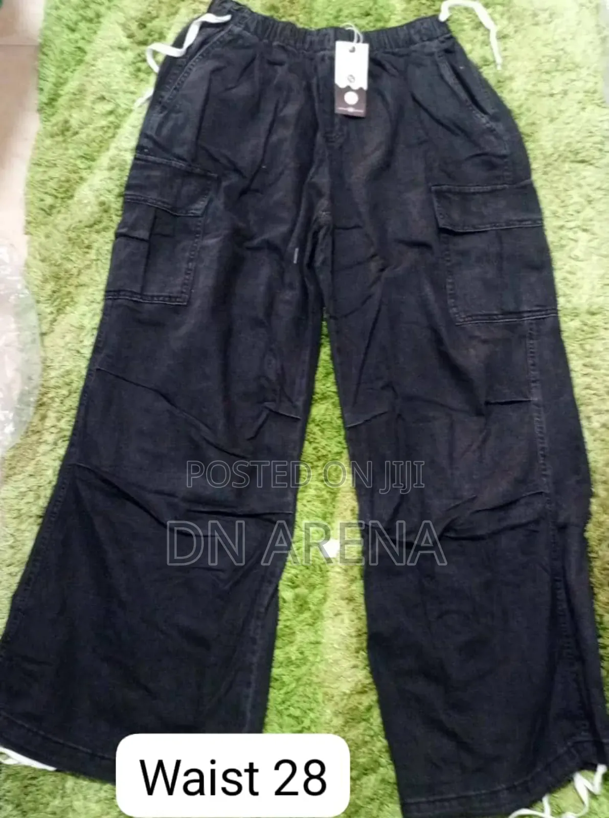 Unisex Cargo Jeans Trousers