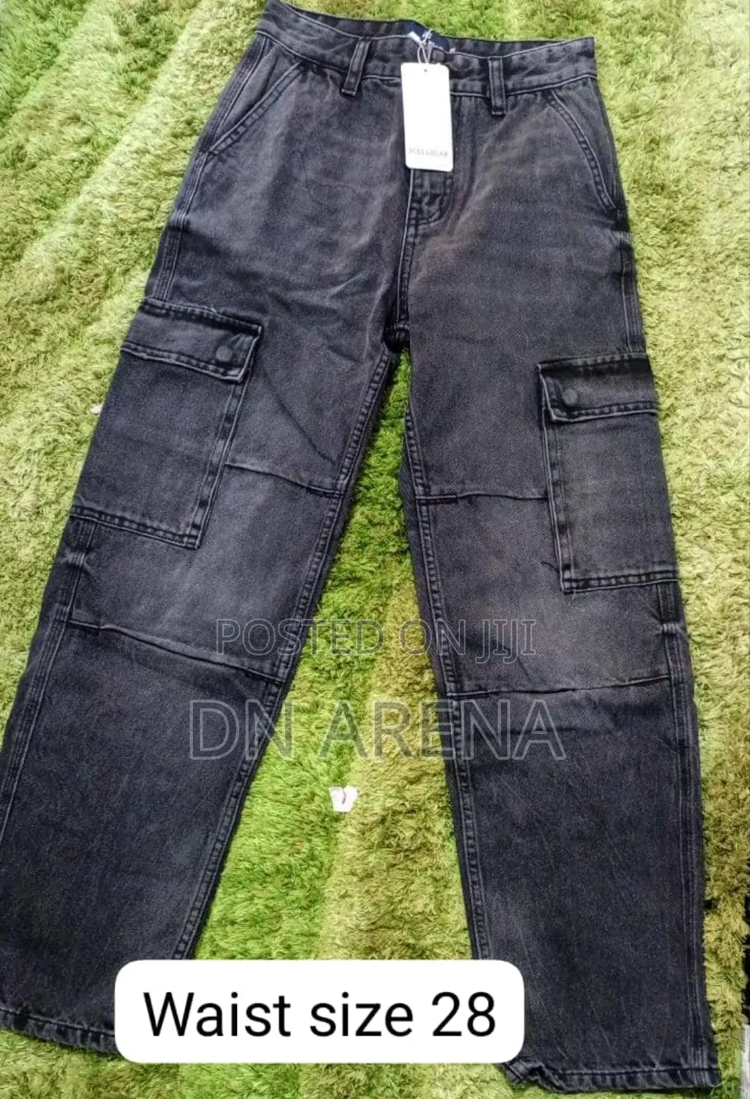 Unisex Cargo Jeans Trousers