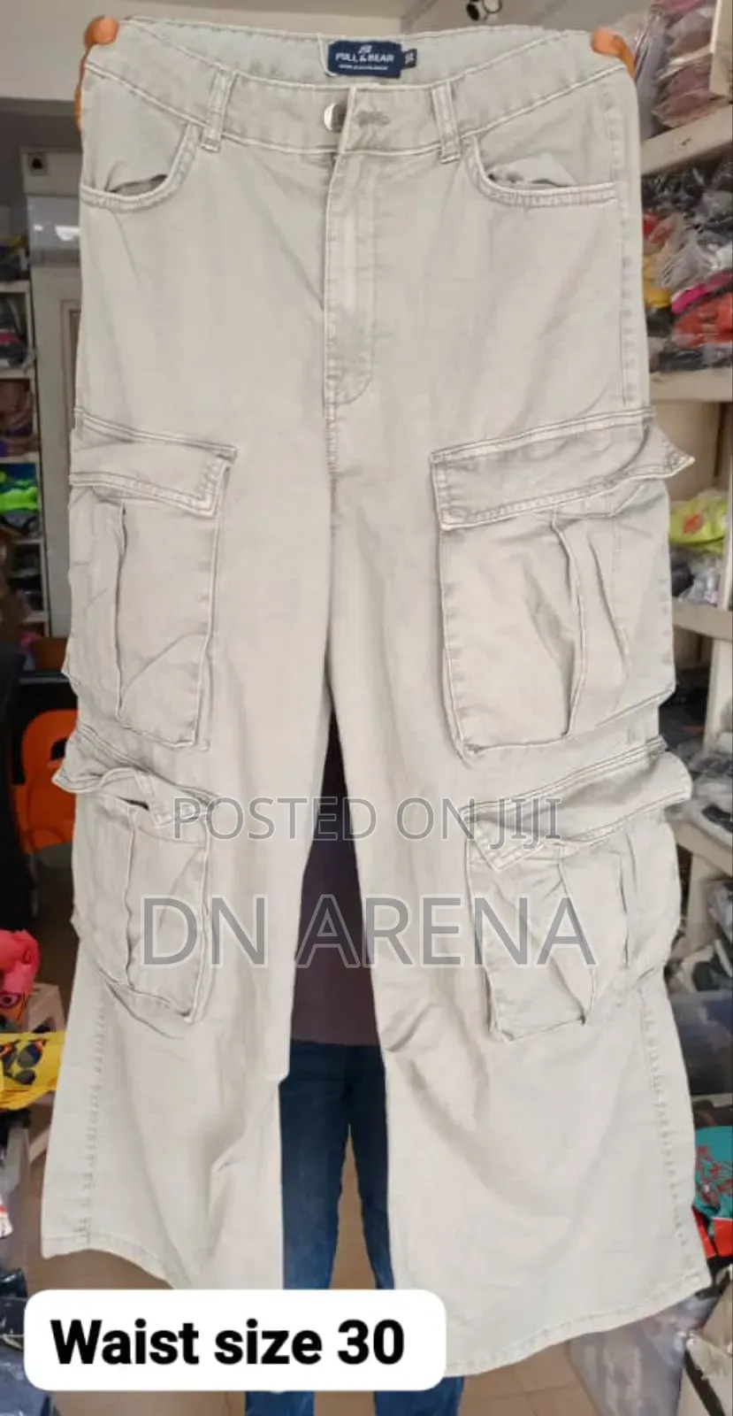 Unisex Cargo Jeans Trousers