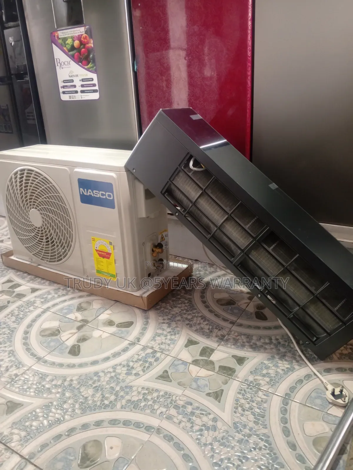 Nasco Mirror 1.5hp Air Conditioner With Remote Nasco Air Conditioner