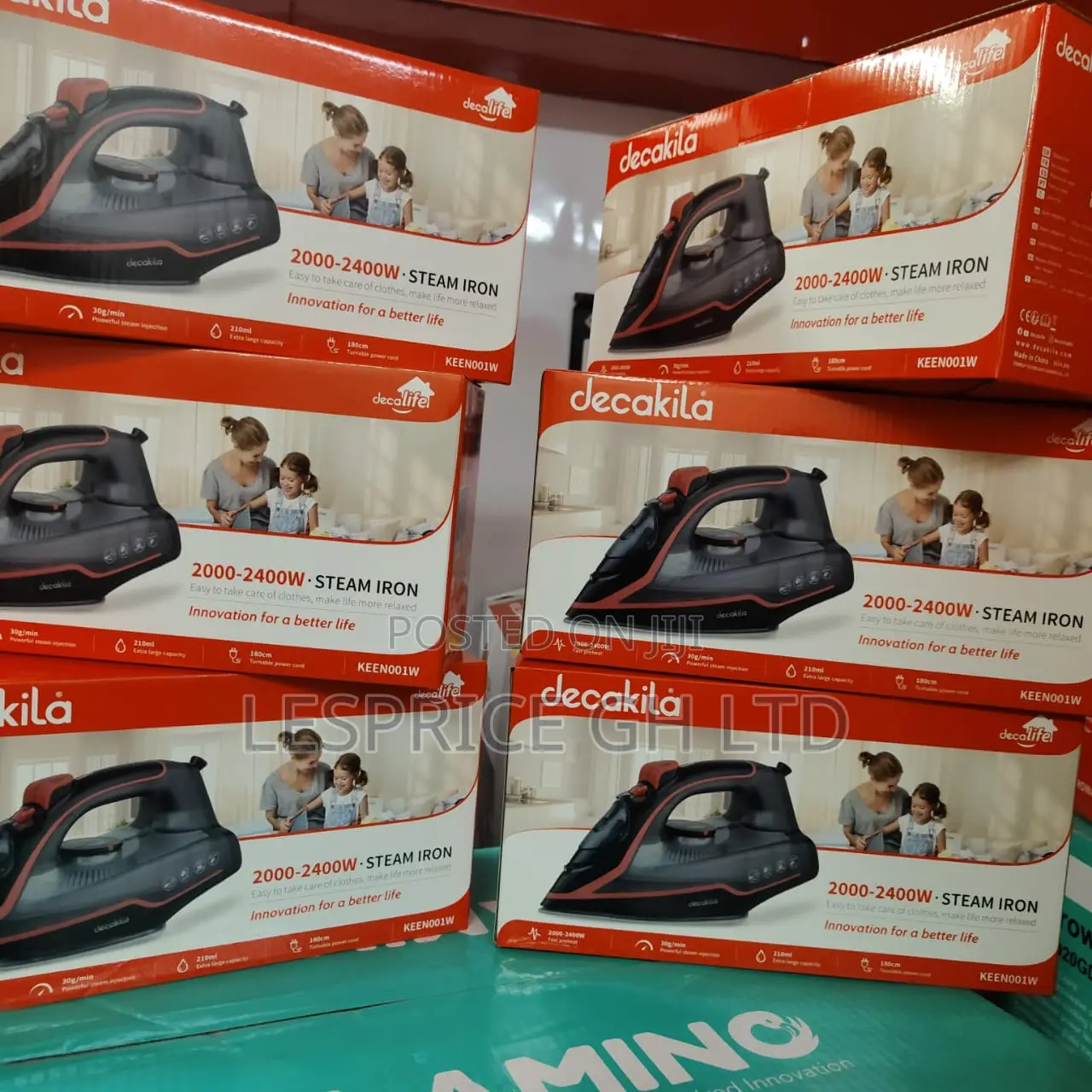 Clearance Sale on Our Brandnew Steam Iron From Decakila