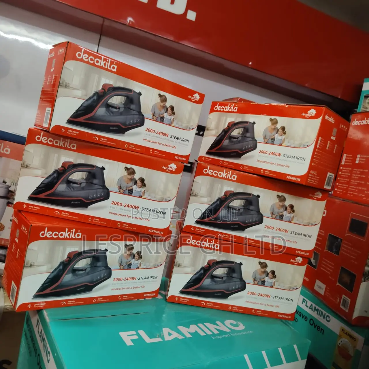 Hugely Discounted Quality Steam Iron From Decakila
