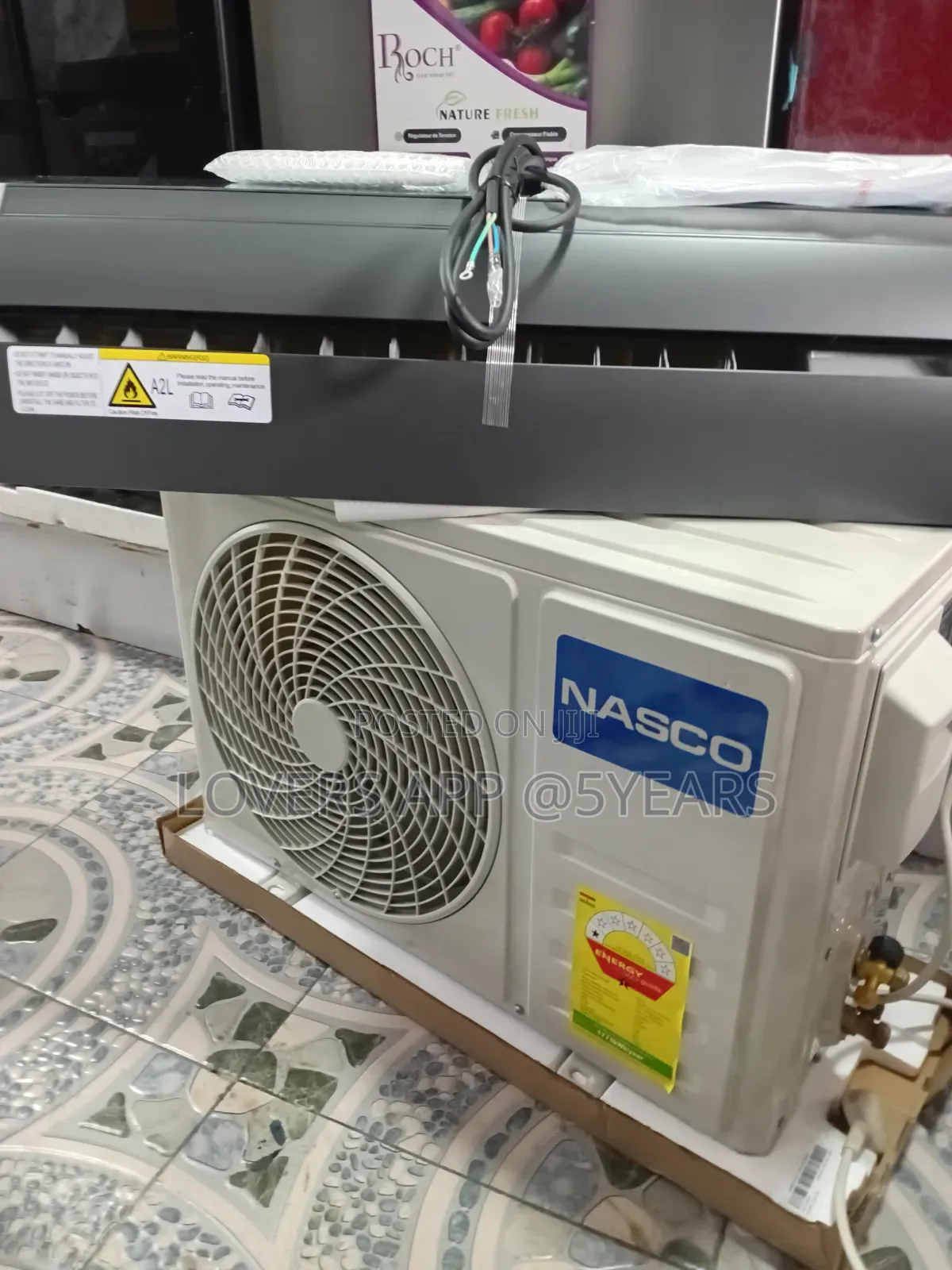 Nasco 1.5hp Premium Mirror Finish Air Conditioner.
