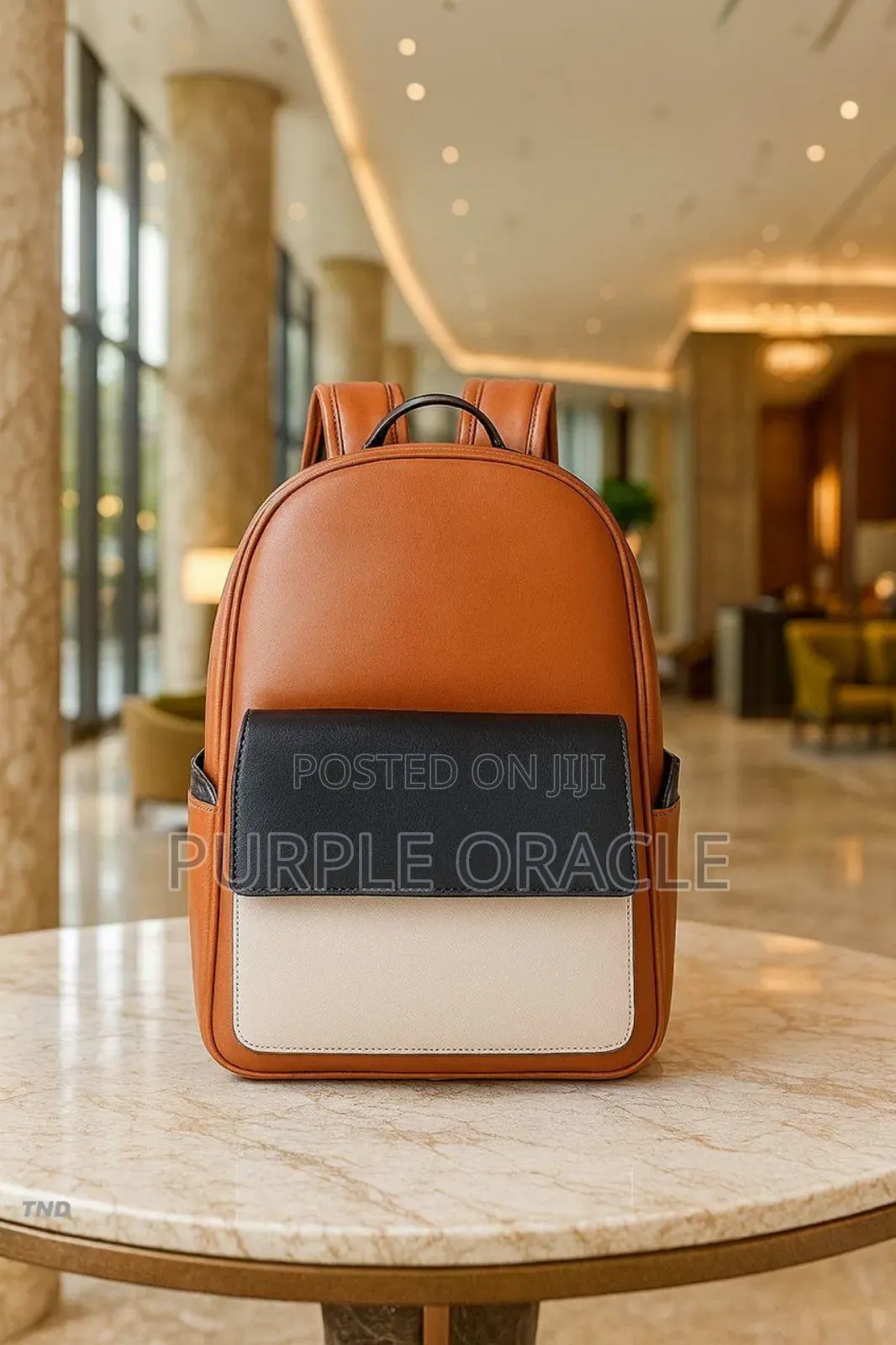 Durable Elegant Leather Backpack for Men