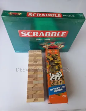 Jenga + Scrabble