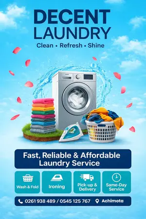 Domestic, Commercial Laundry and Cleaning Service