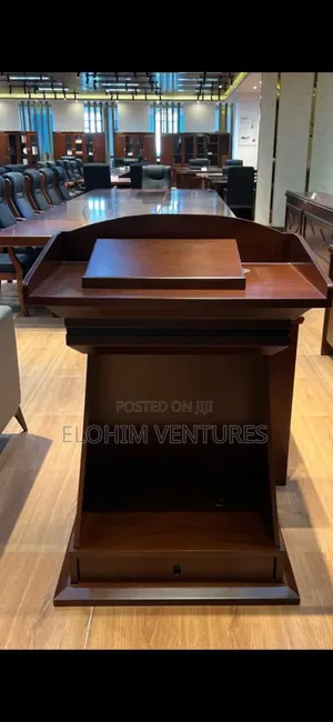 Browm Wooden Pulpit