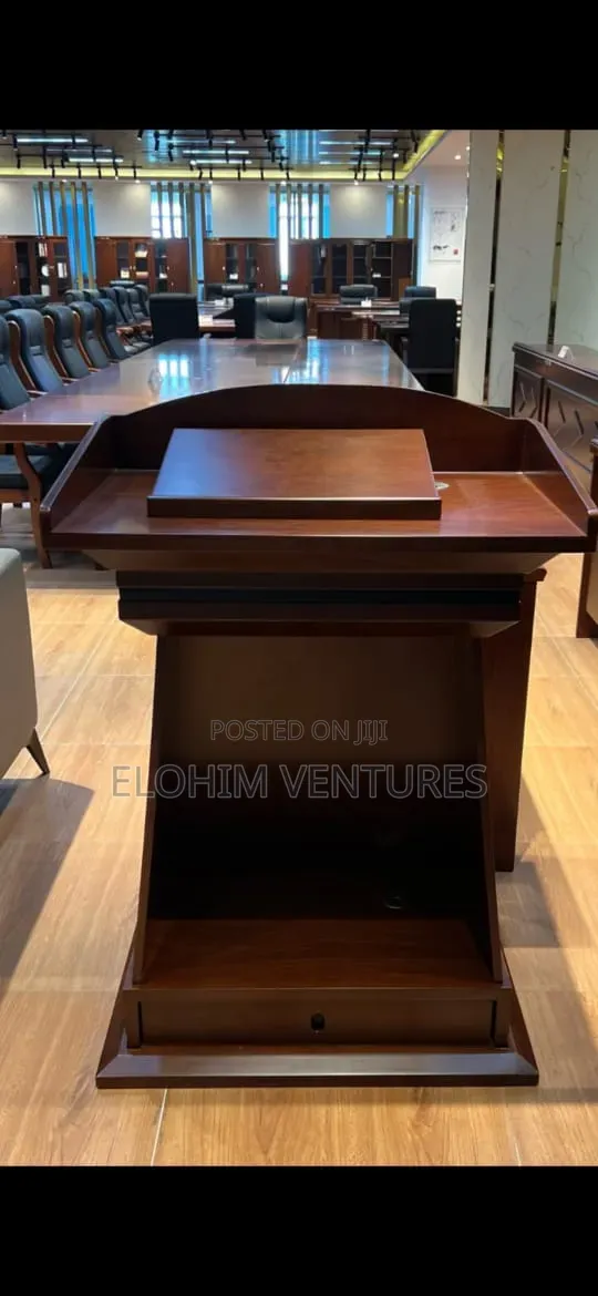Browm Wooden Pulpit