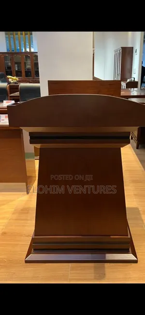 Browm Wooden Pulpit