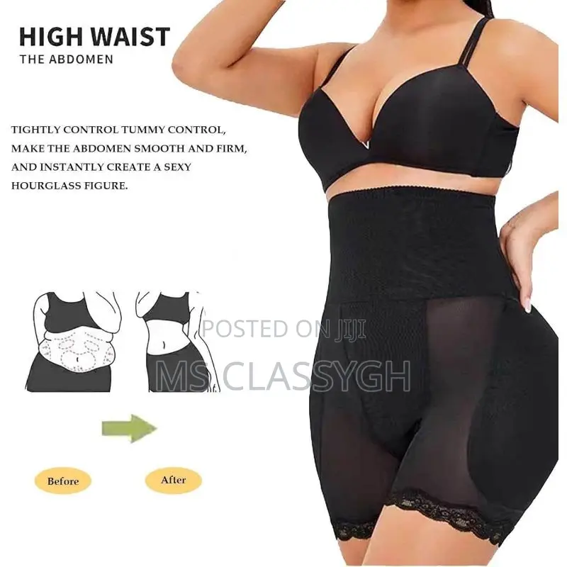 High Waisted Belly Slimming Butt Lifter Panties