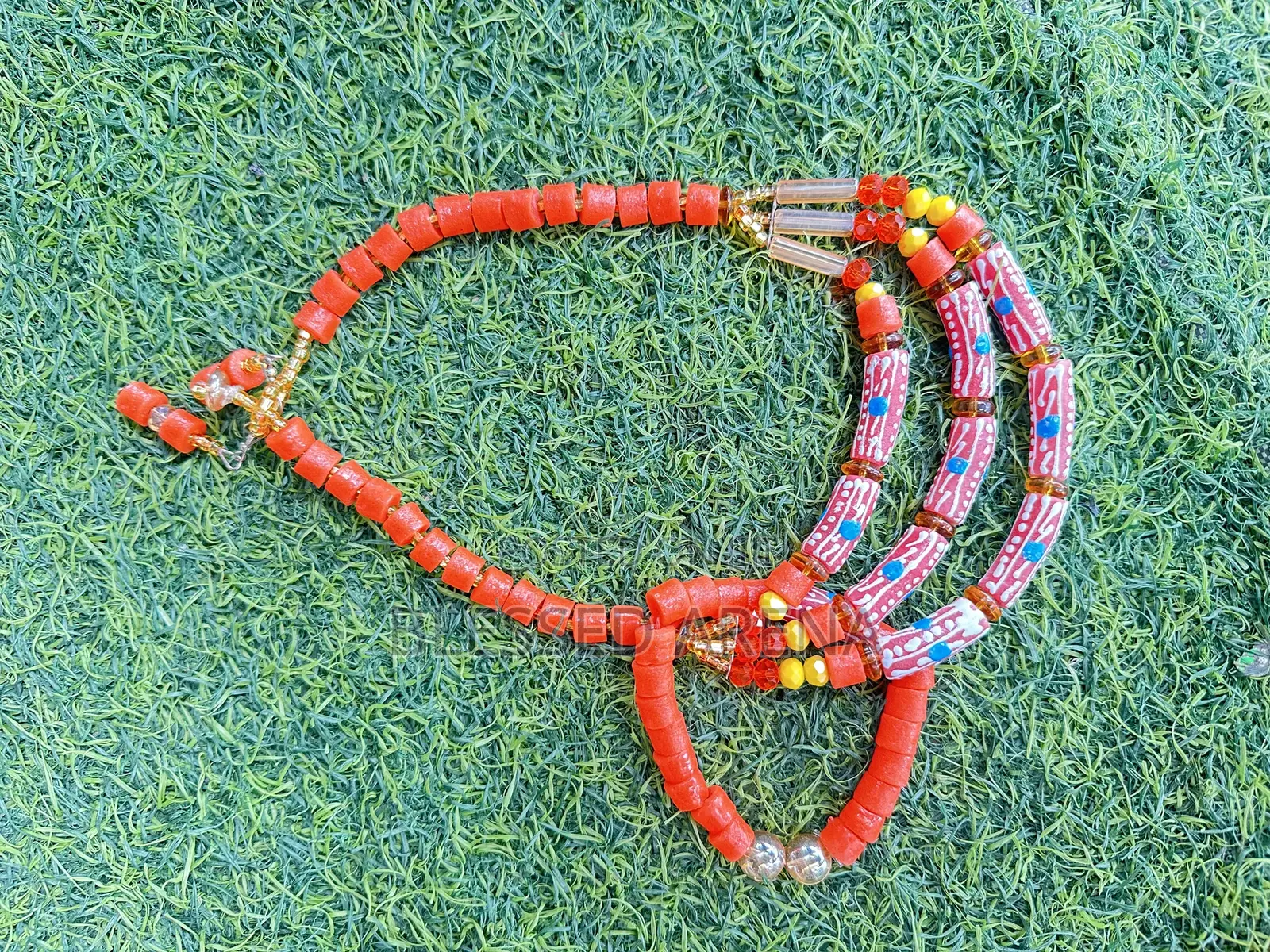 Beaded Necklace and Bracelet