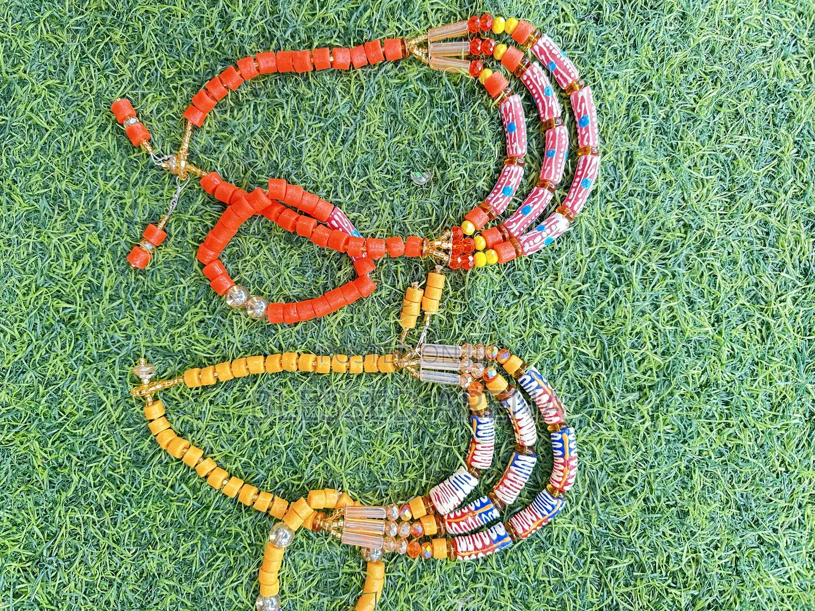 Beaded Necklace and Bracelet