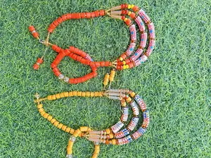 Beaded Necklace and Bracelet