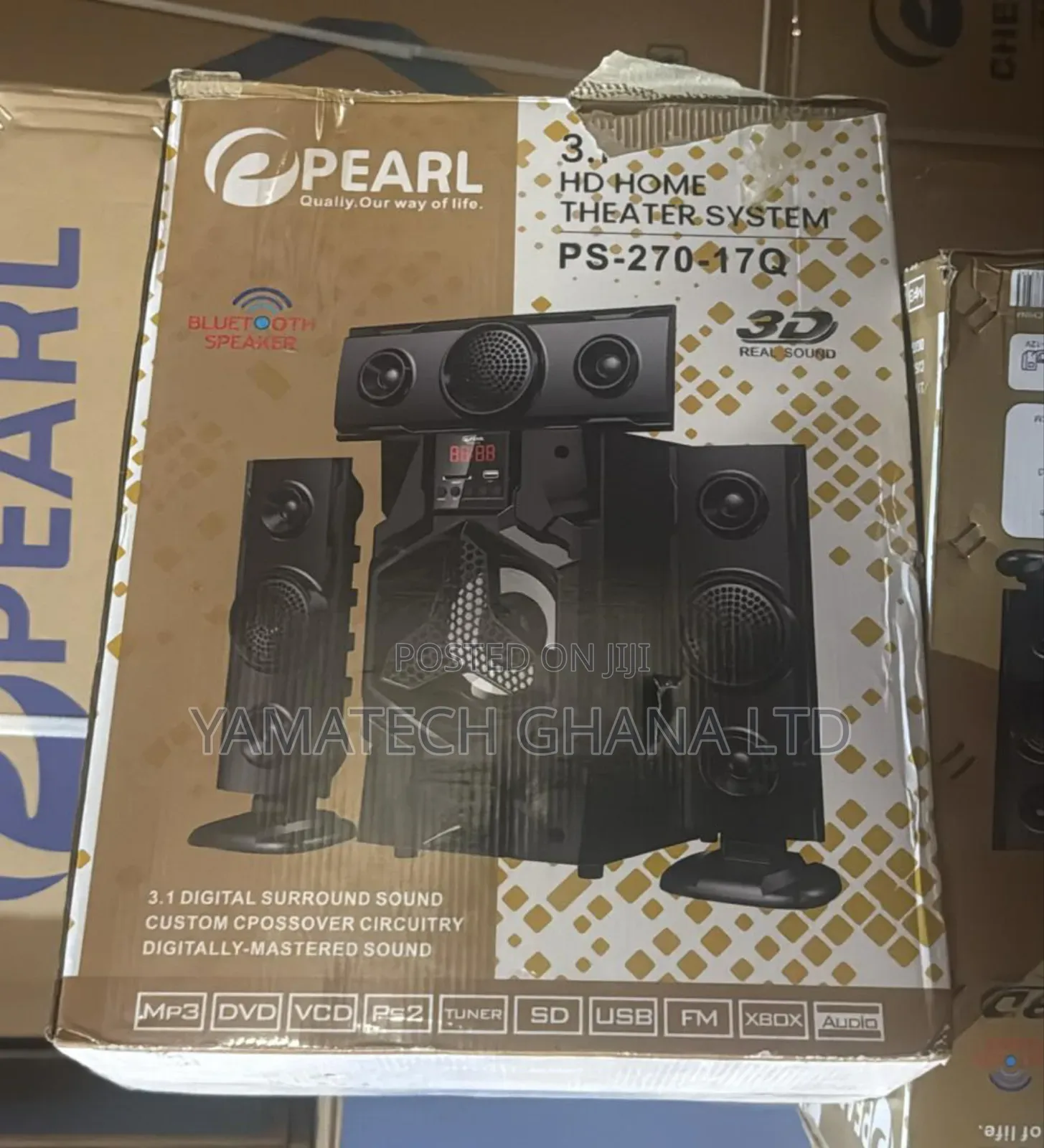 Powerful Pearl 3.1hd Bluetooth Home Theatre System (Ps- 360-17q)