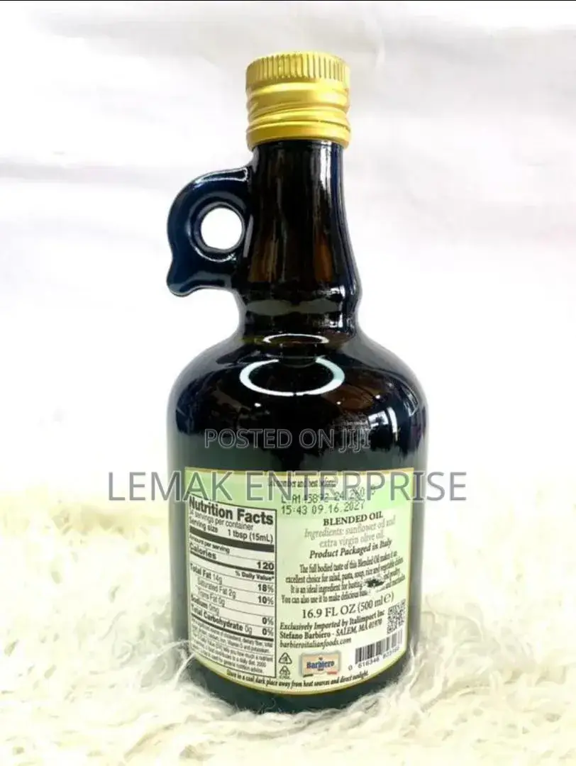 Barbiero Blended Sunflower and Virgin Olive Oil 500ml