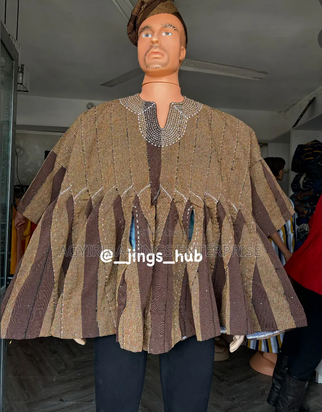 Yellow and Brown Smock