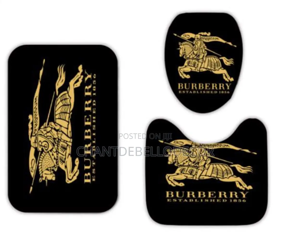 3-Pieces Toilet Mats Set( Kindly Slide Left for More Designs )