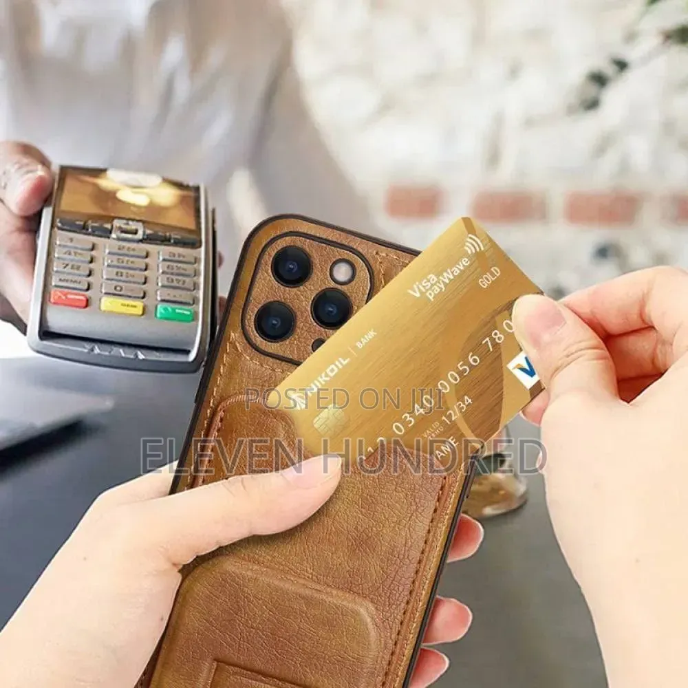 iPhone 11 Pro Max Leather Case With Card Slot