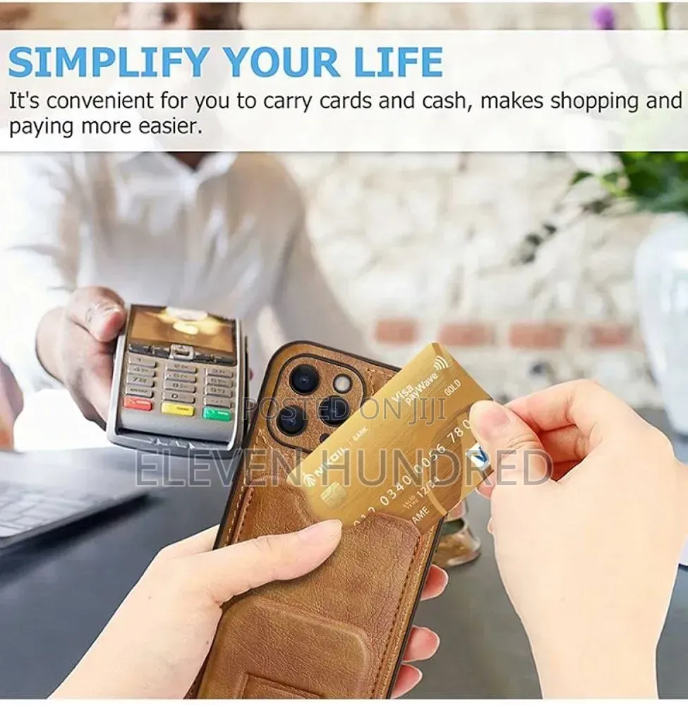 iPhone 11 Pro Max Leather Case With Card Slot