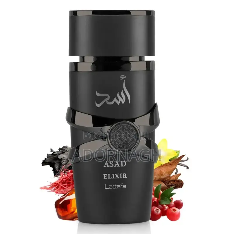 Lattafa Asad Elixir 100ml Edp Long Lasting Men Perfume