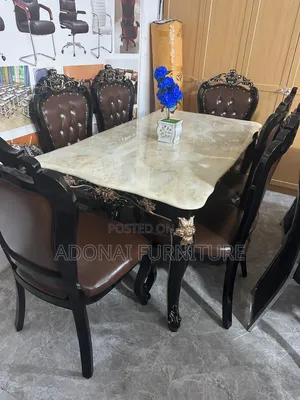 Royal Marble Dining Table Set