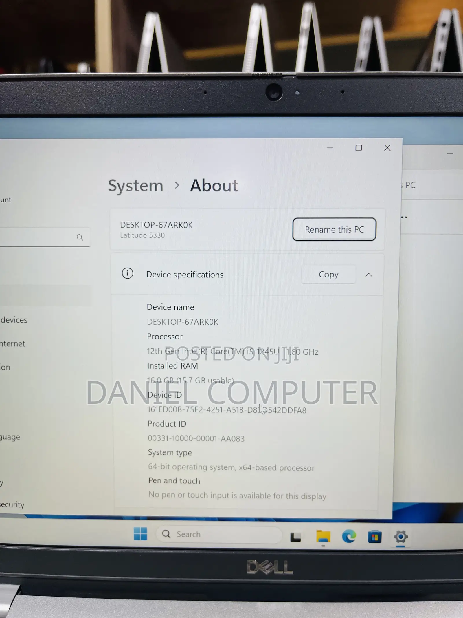 Laptop Dell Latitude 5330 16GB Intel Core i5 SSD 512GB