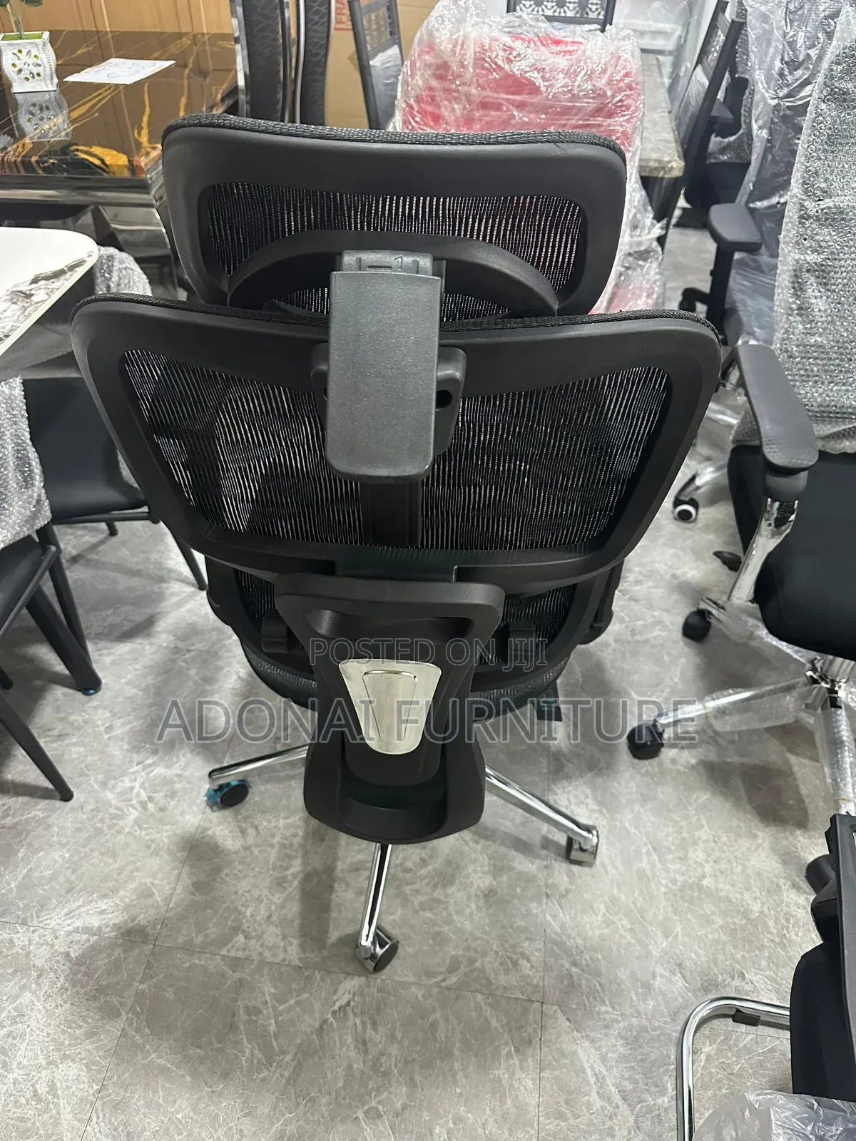 Orthopedic Office Swivel Chair (Black)