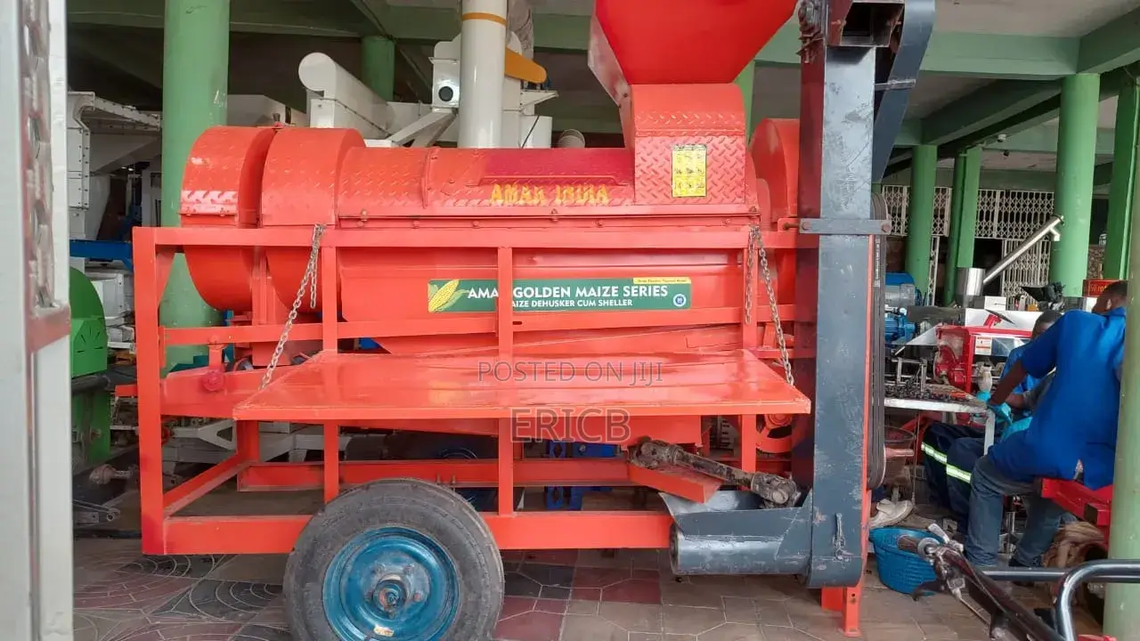 Maize Thrasher Tractor Mountainted Dehusker Cum Sheller