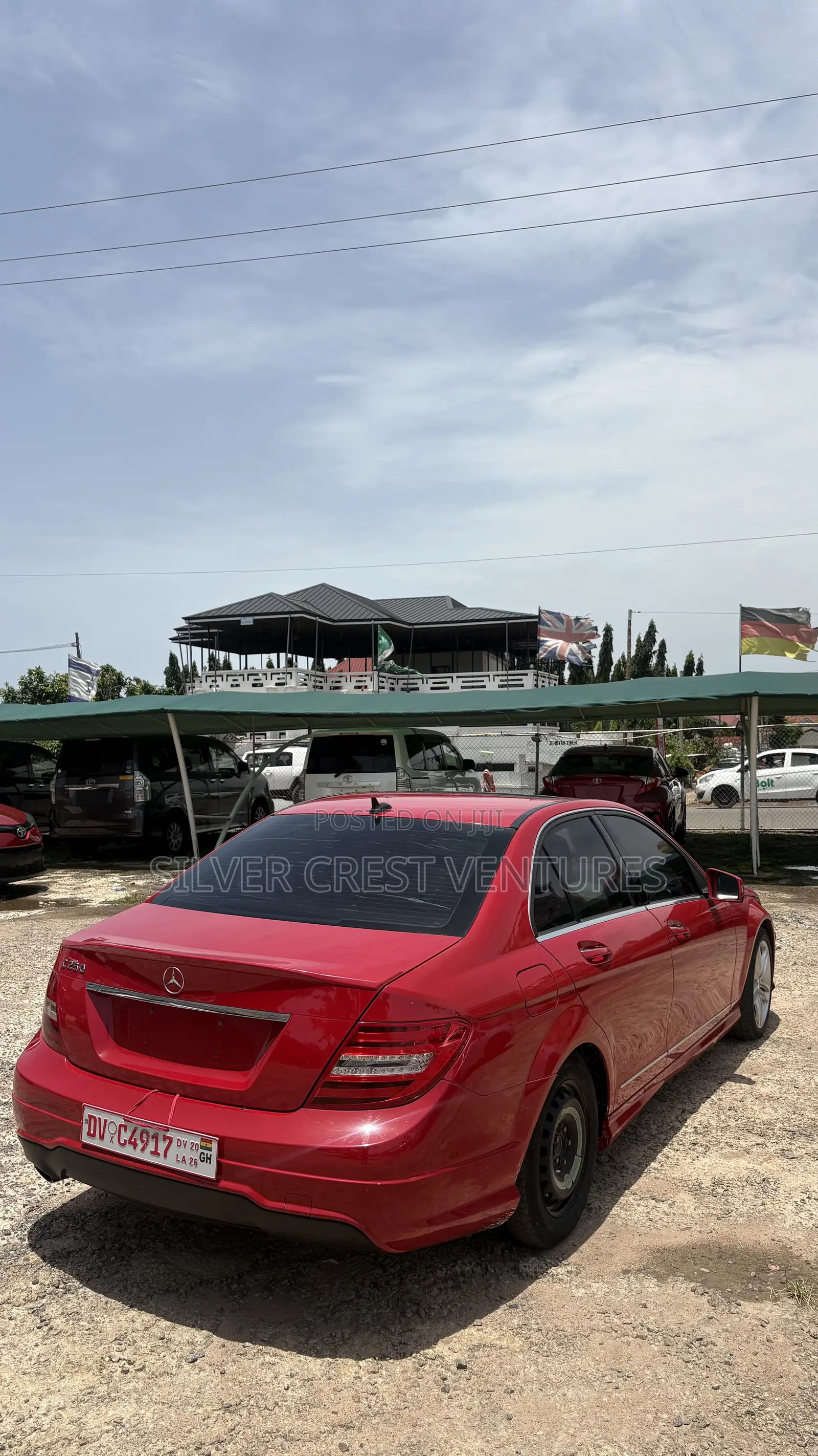 Mercedes-Benz C250 2014 Red