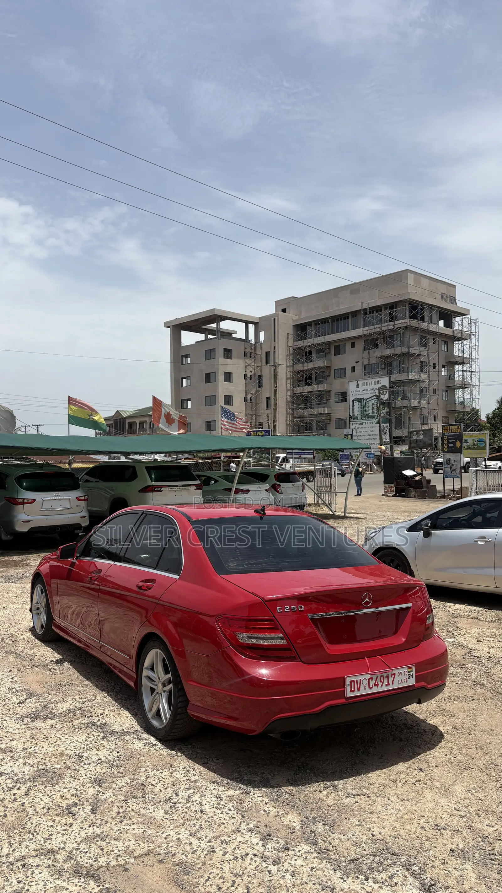 Mercedes-Benz C250 2014 Red