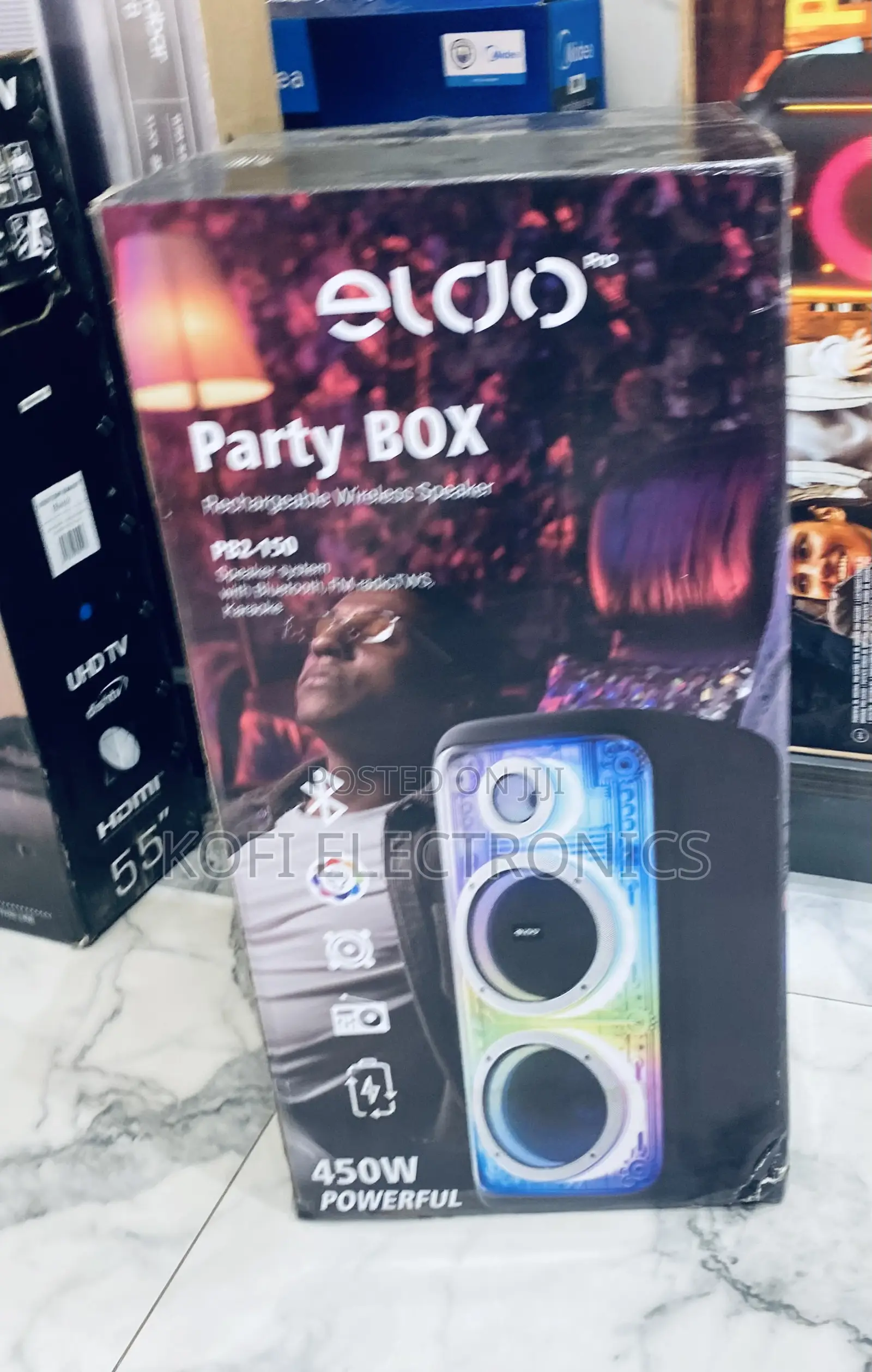 Superb Eldo Pb2-150 Double 8” Audio System for Home Use
