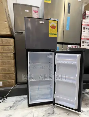 Nasco 158ltrs Bottom Freezer Refrigerator(Dark Gray) 
