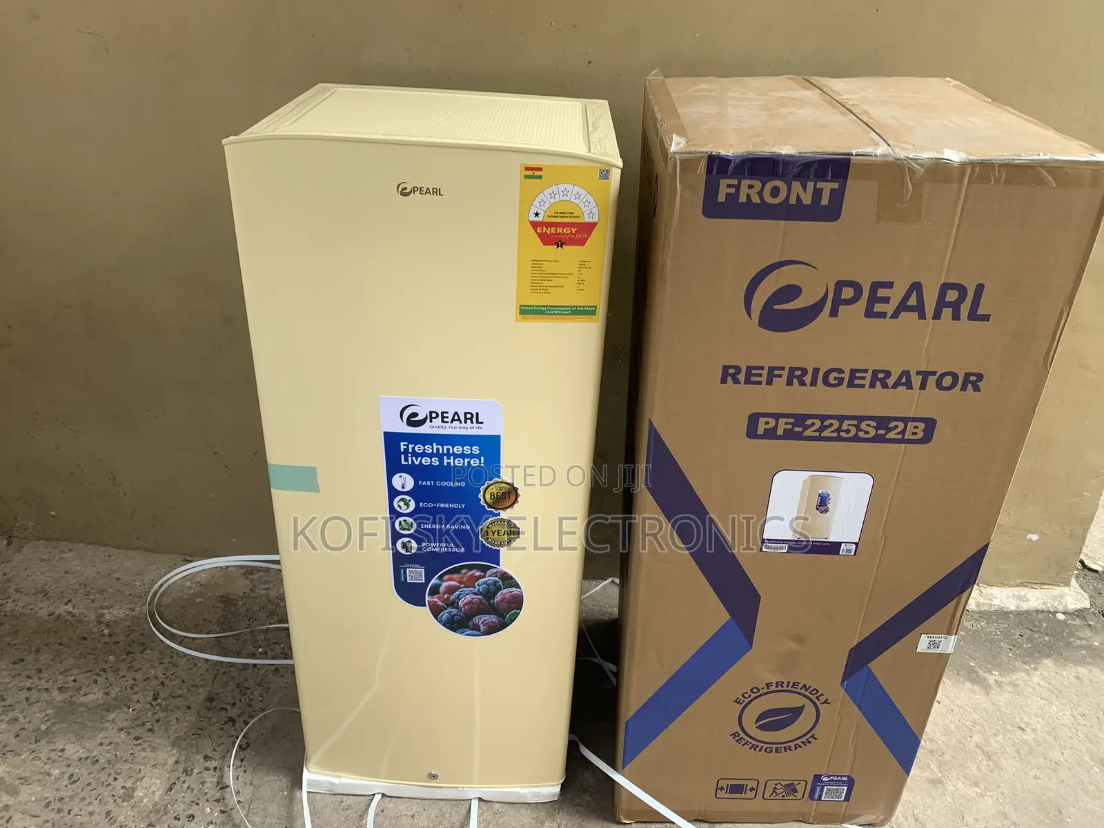 Affordable Pearl 176litres Singledoor Top Freezer Fridge