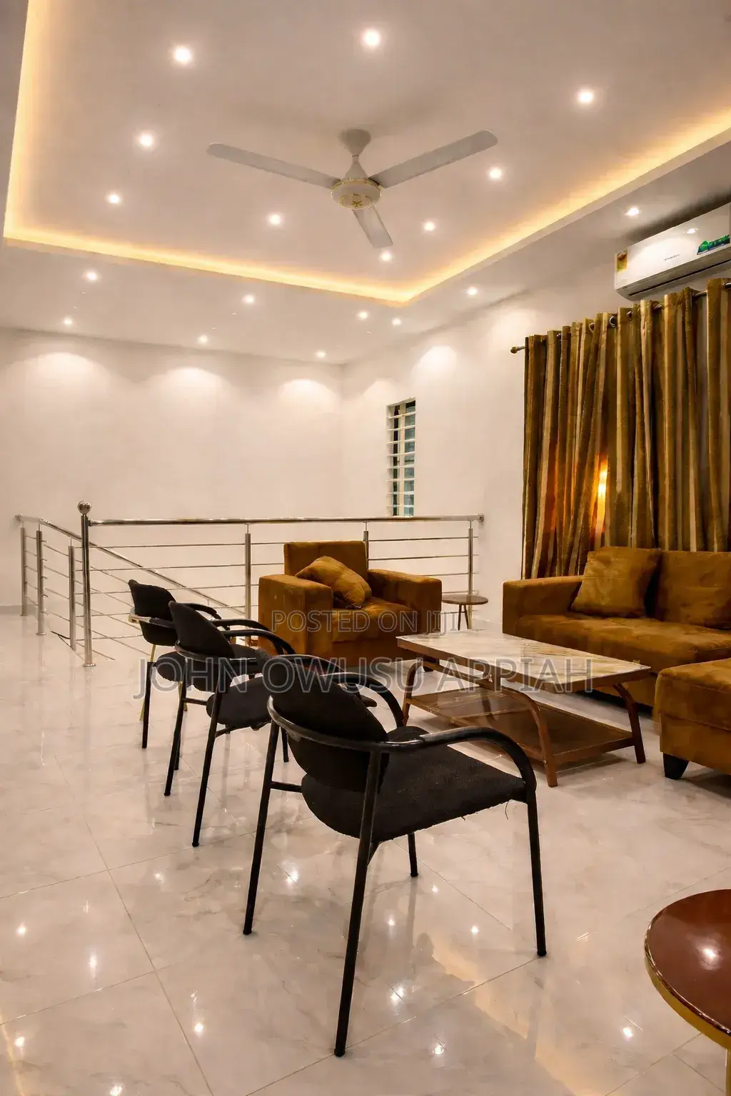 Furnished 4bdrm Mansion in Owusu Properties, Police Station for sale