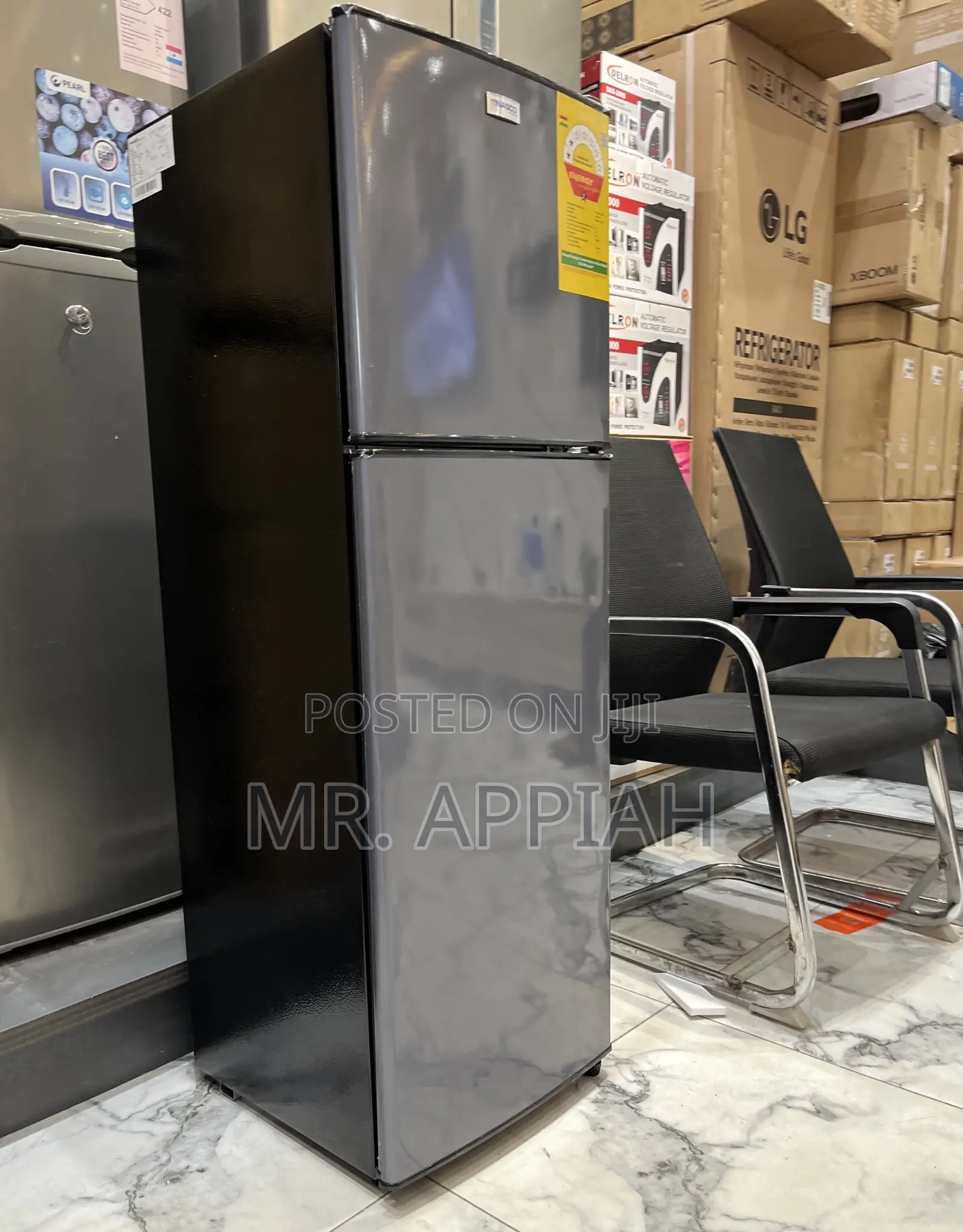 Low Energy Consumption Nasco 158ltrs Bottom Freezer Refrigerator
