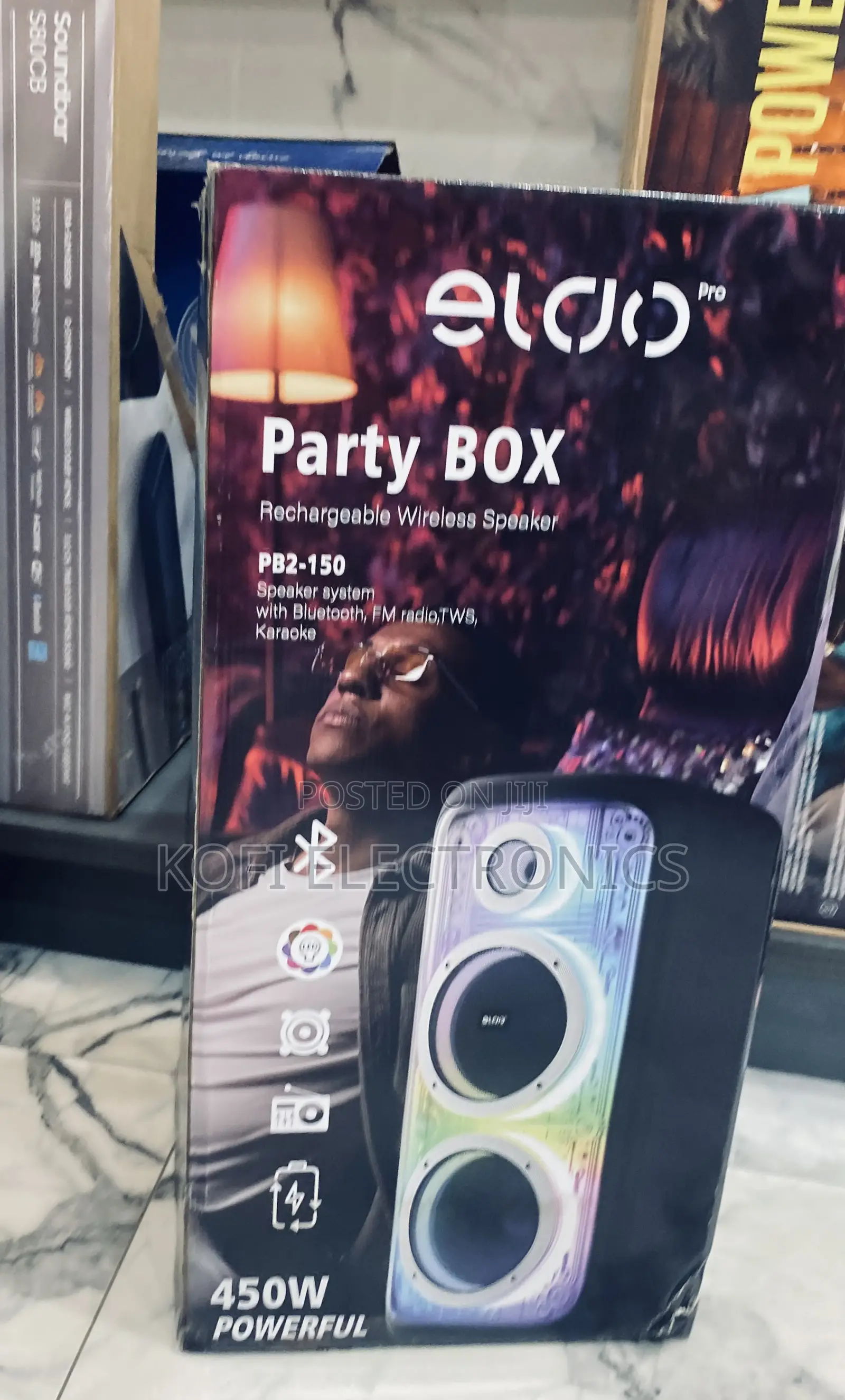 Superb Eldo Pb2-150 Double 8” Audio Device With Clear Sound
