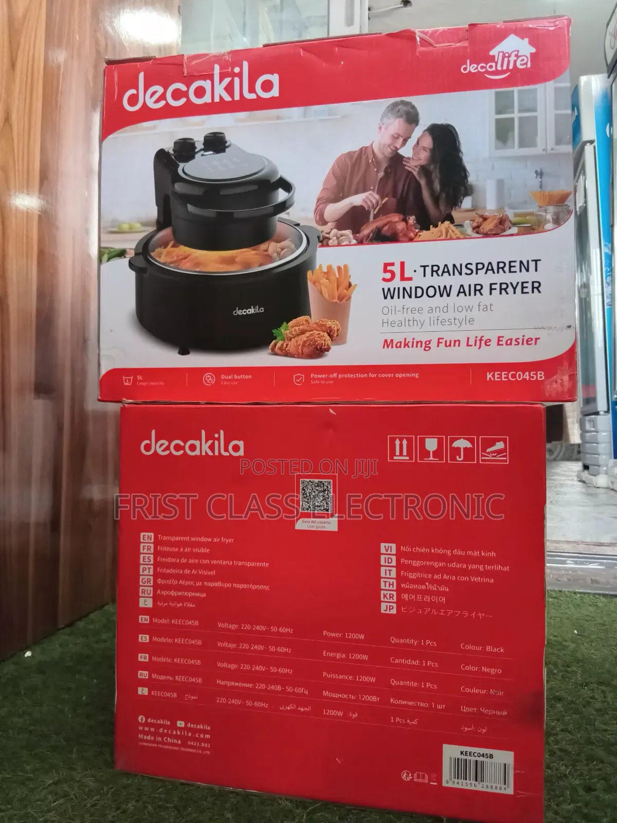Decakila Fryer That Makes Meals Look Professionally Cooked
Description