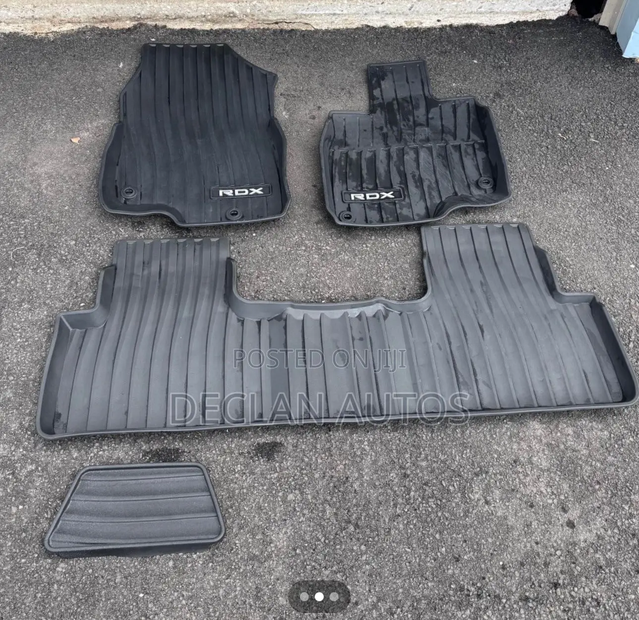 Genuine Oem Acura All Season Floor Mat Set Black Rubber 19-21 RDX