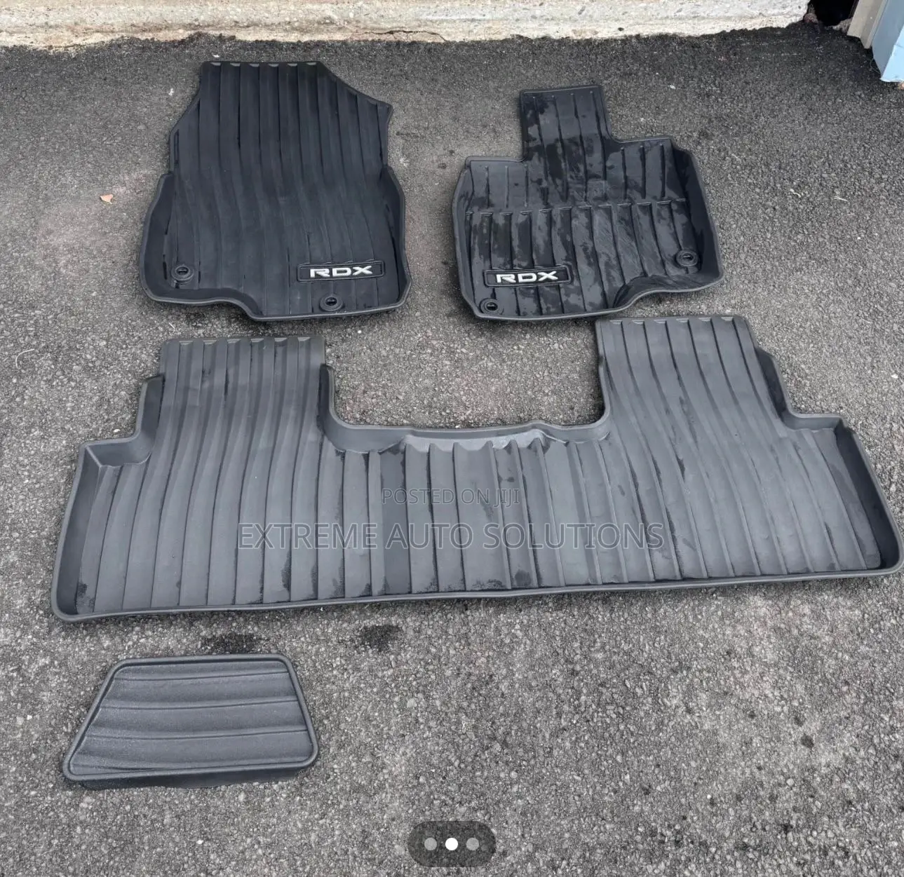 Genuine Oem Acura All Season Floor Mat Set Black Rubber 19-21 RDX