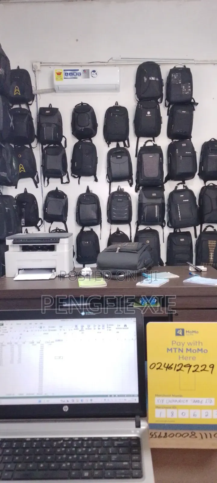 Hiring a Business Assistant, Male Backpacks and Shoes