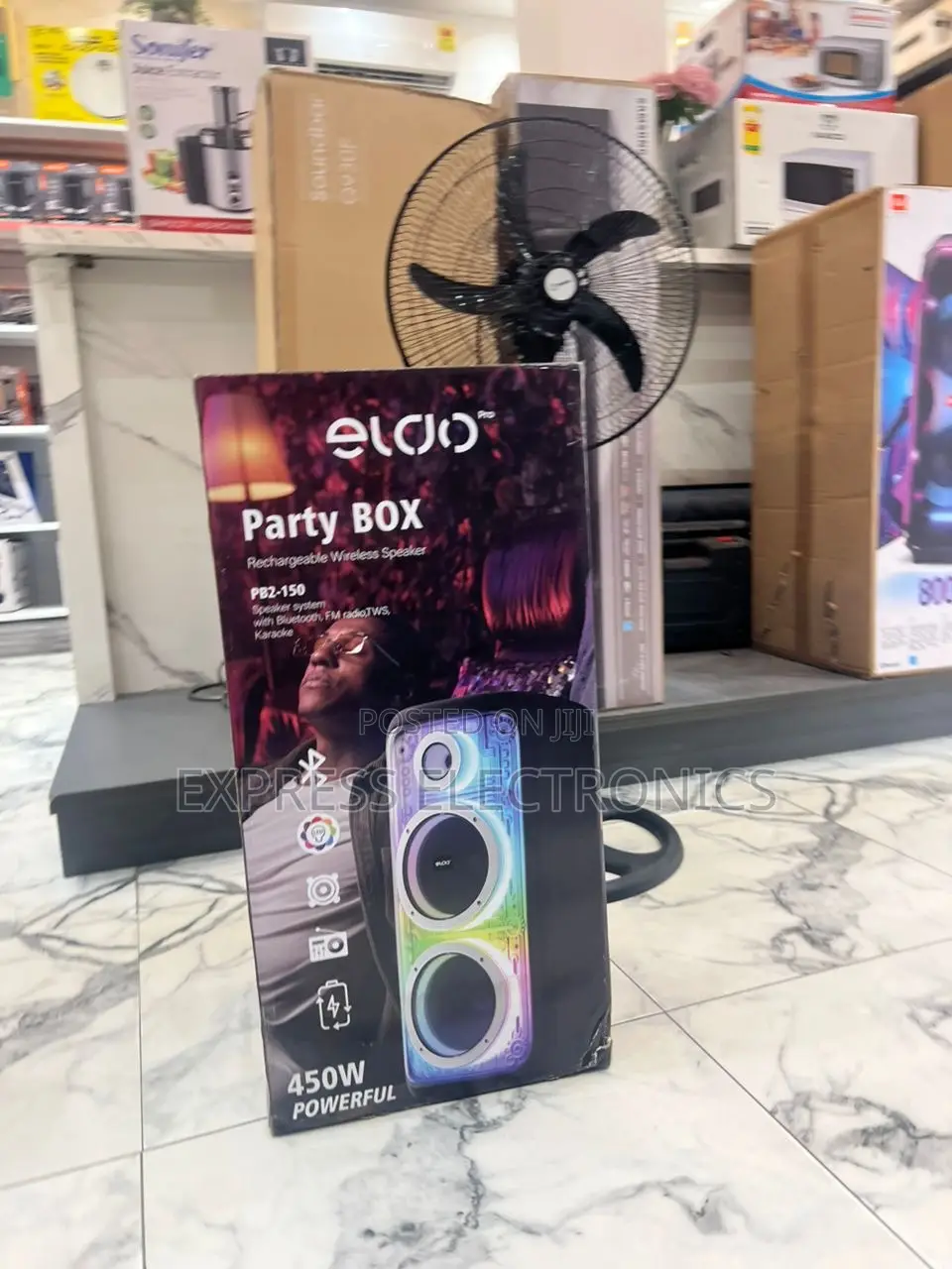 Shop From the Best Store Bluetooth Speaker Eldo Pb2-150 Double 8"